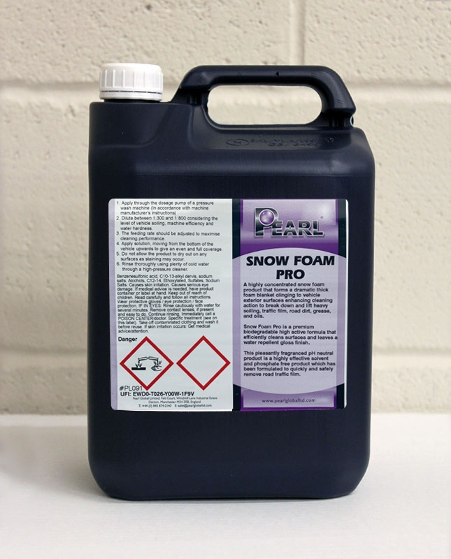 Pear Snow Foam Pro | Professional Snow Foam Car Shampoo | Heavy Duty ...